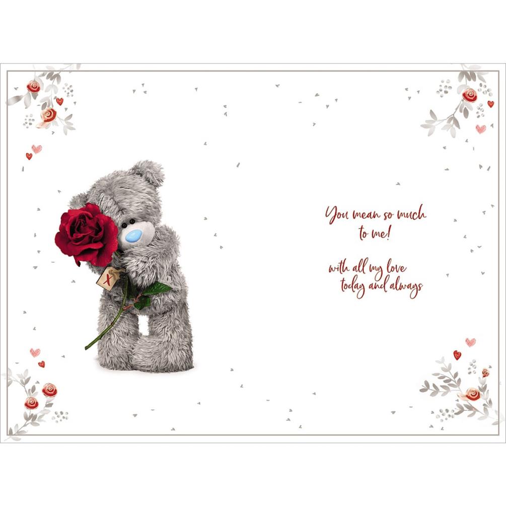 3D Holographic Wife Anniversary Me to You Bear Card Extra Image 1